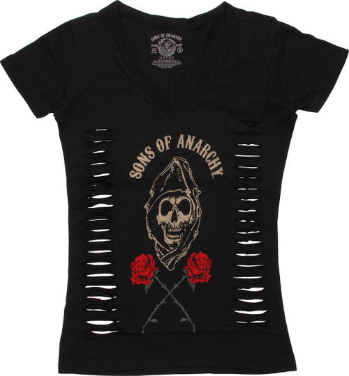 Sons of Anarchy Roses V Neck Baby T-Shirt