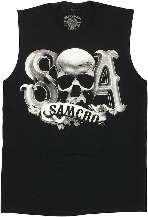 Sons of Anarchy SOA Skull Muscle T-Shirt