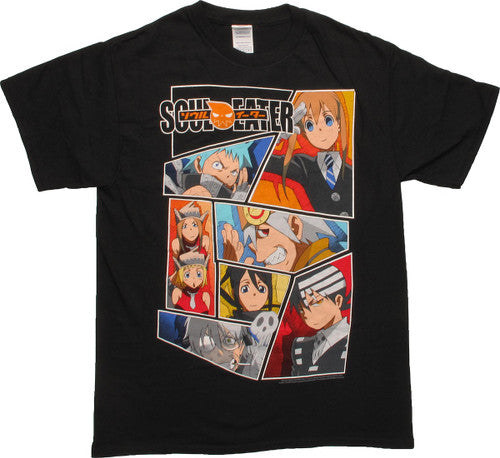 Soul Eater Multi Character Panel T-Shirt