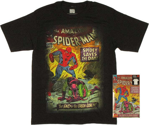 Spiderman Cover T-Shirt in Tin