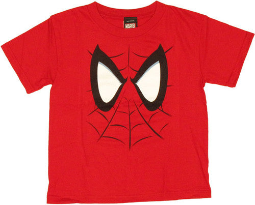 Spiderman Face Juvenile T-Shirt