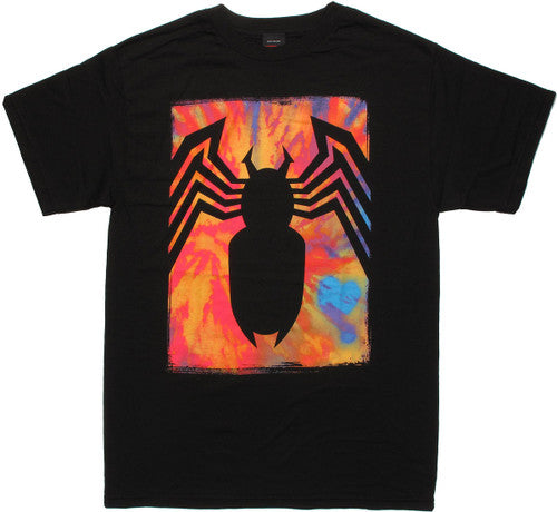 Spiderman Logo Crayon Etch T-Shirt