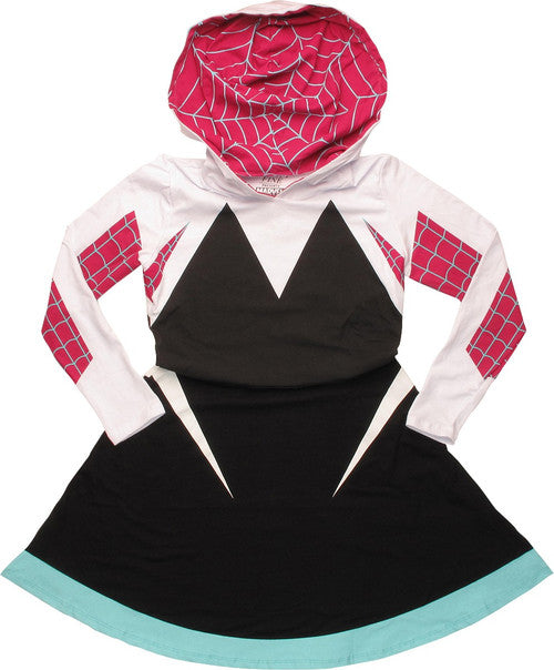 Spiderman Spider-Gwen Costume Skater Hoodie