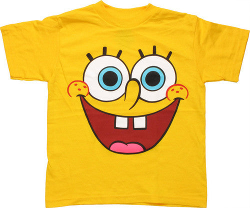 Spongebob Squarepants Face Juvenile T-Shirt