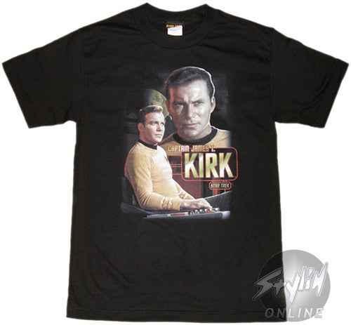 Star Trek Captain Kirk Poses T-Shirt