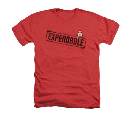 Star Trek Expendable Red Heather T-Shirt