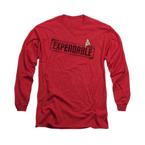 Star Trek Expendable Red Long Sleeve T-Shirt