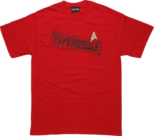 Star Trek Expendable Red T-Shirt