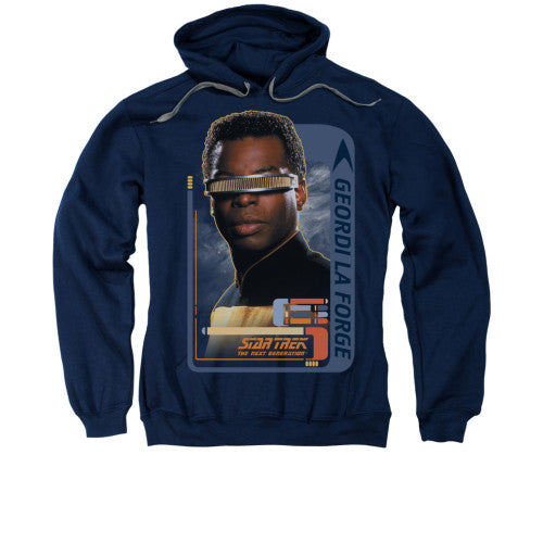 Star Trek Geordi La Forge Pullover Hoodie