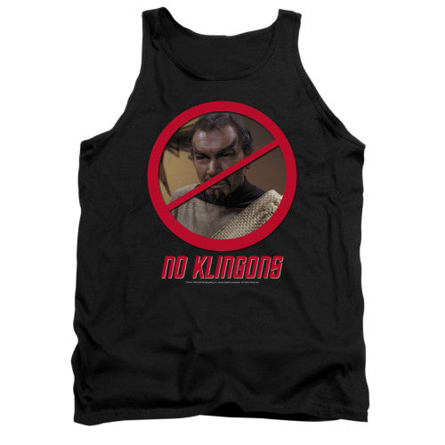 Star Trek No Klingons Tank Top