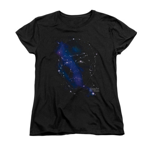 Star Trek Spock Constellations Ladies T-Shirt