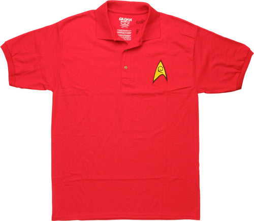 Star Trek TOS Engineering Badge Polo Shirt