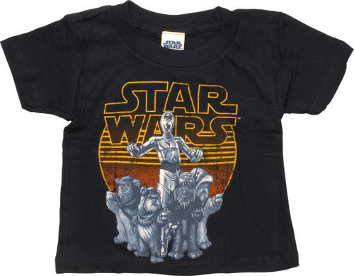 Star Wars C-3PO and Ewoks Toddler T-Shirt