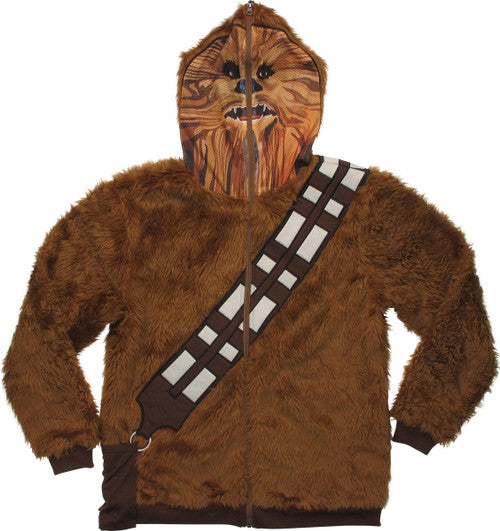 Star Wars Chewbacca Mask Zip Hoodie