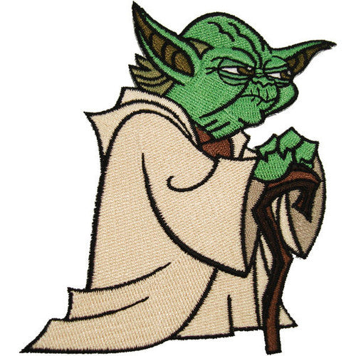 Star Wars Clone Wars Yoda Patch in Green