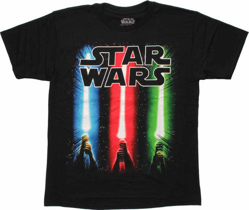 Star Wars Lightsaber Trio Youth T-Shirt