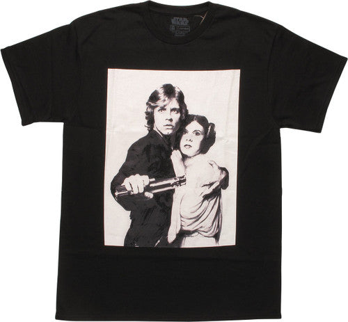 Star Wars Luke Skywalker and Leia T-Shirt