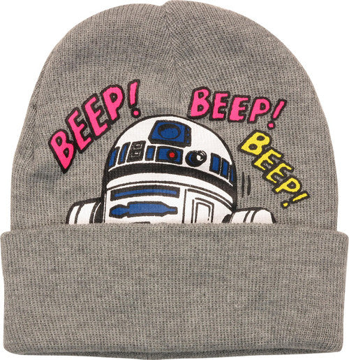 Star Wars R2D2 Beep Cuff Beanie Hat