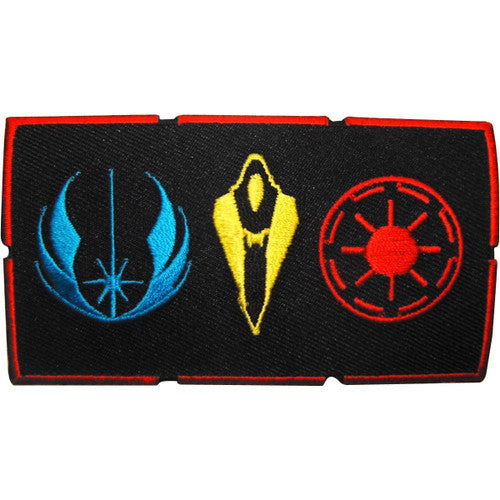 Star Wars Symbol Trio Patch in Red