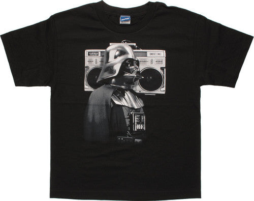 Star Wars Vader Boombox Youth T-Shirt