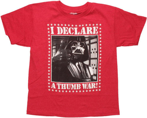 Star Wars Vader Thumb War Youth T-Shirt