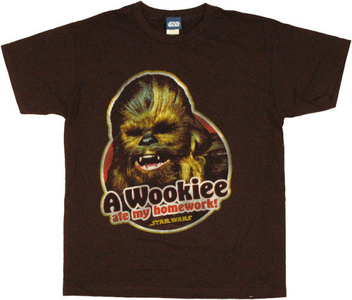 Star Wars Wookiee Ate Homework Youth T-Shirt