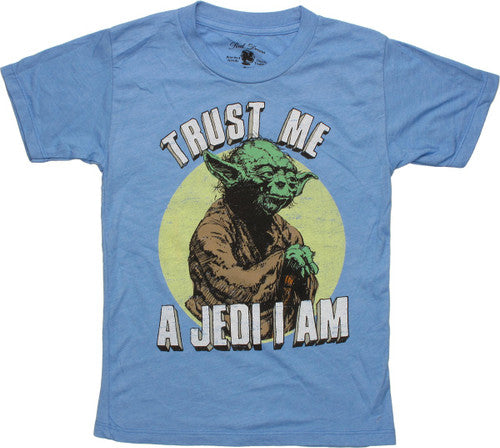 Star Wars Yoda Trust Me Jedi I Am Juvenile T-Shirt