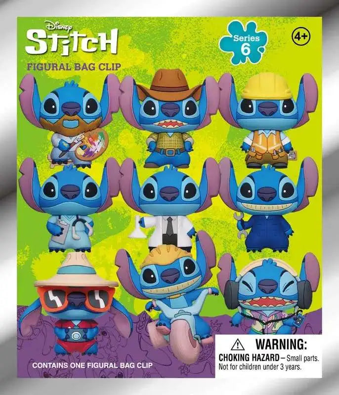 Disney Lilo & Stitch 3D Figural Keyring Series 6 Blind Box (1 random)