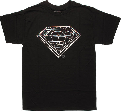 Superman Diamond Outline Logo T-Shirt