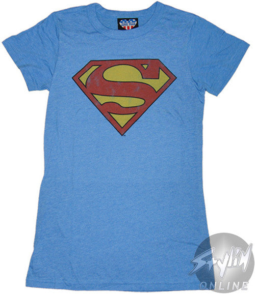 Superman Distressed Logo Baby T-Shirt