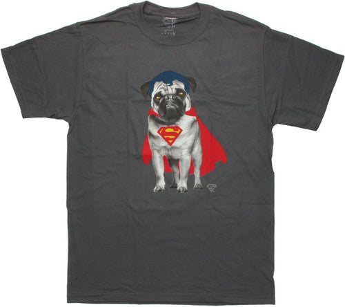 Superman Pug Costume T-Shirt