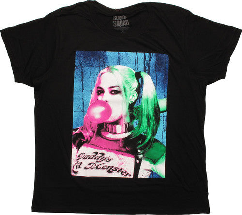 Harley Quinn Neon Bubble T-Shirt