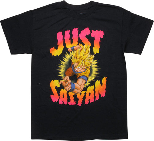 Dragon Ball Z Goku Just Saiyan T-Shirt