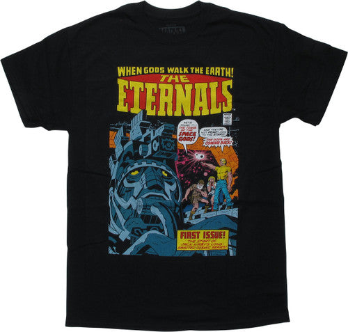 Eternals Issue 1 Comic Cover Black T-Shirt