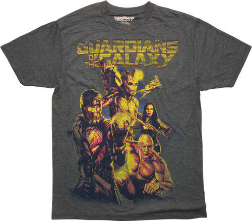 Guardians of the Galaxy Movie Hero Team T-Shirt