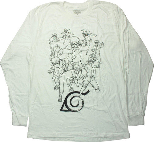 Naruto Hidden Leaf Sketch T-Shirt