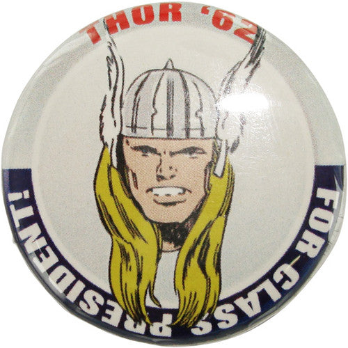 Thor President Button in Red