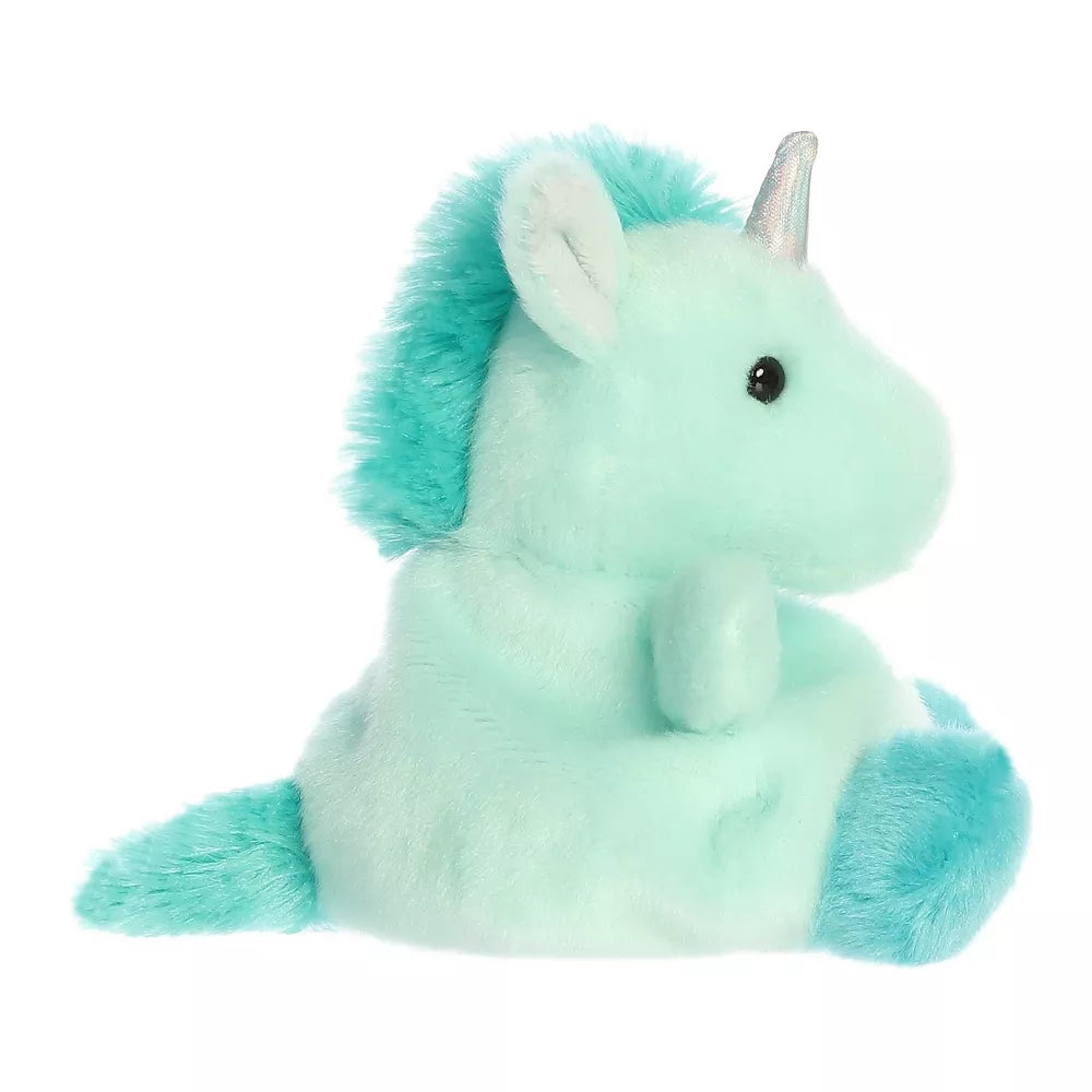 Palm Pals Tilly the Blue Unicorn 5in Plsuh