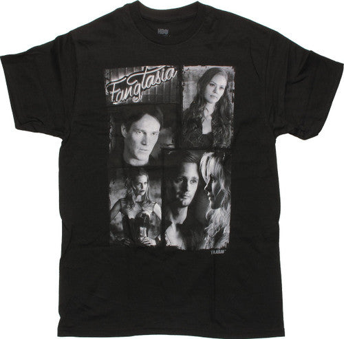 True Blood Fangtasia Vampire Collage T-Shirt