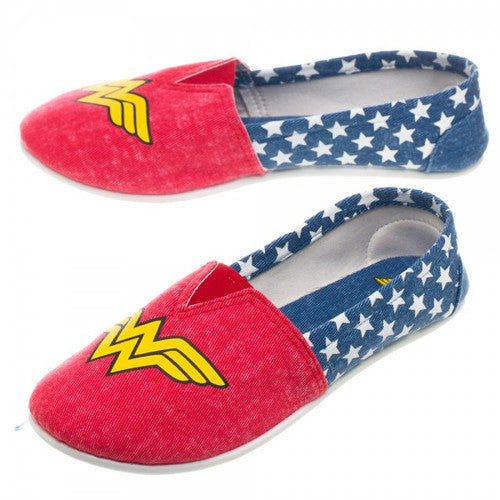 Wonder Woman Logo Slip On Shoe