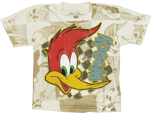 Woody Woodpecker Face Juvenile T-Shirt