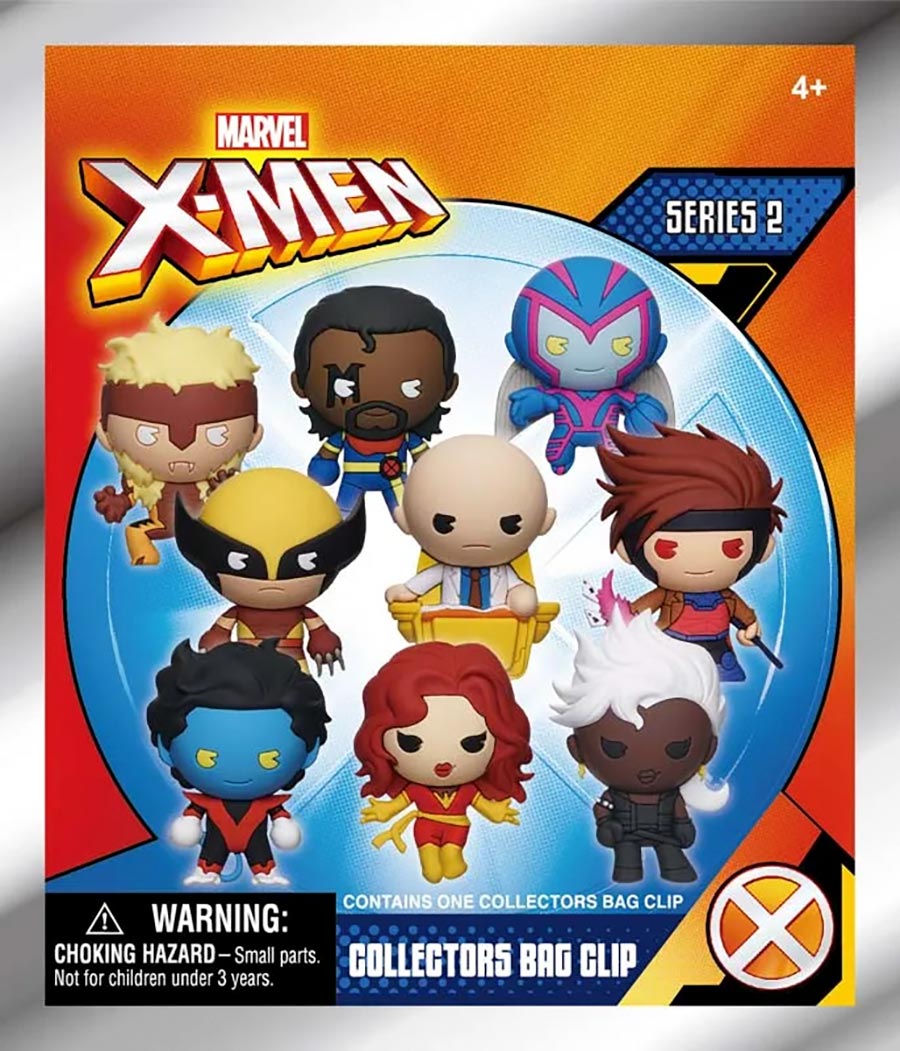 X-Men Classic 3D Foam Bag Clip Series 2 Blind Box (1 random)