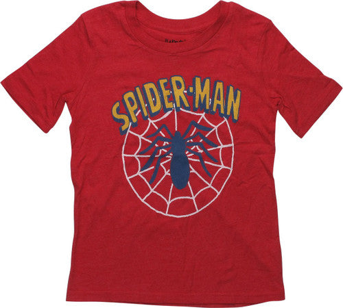 Spiderman Center Web Symbol Youth T-Shirt