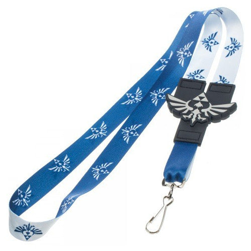 Zelda Crest Reversible Lanyard in Blue